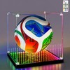 DORYBEN Soccer Display Case with RGB Light & Infinity Mirror