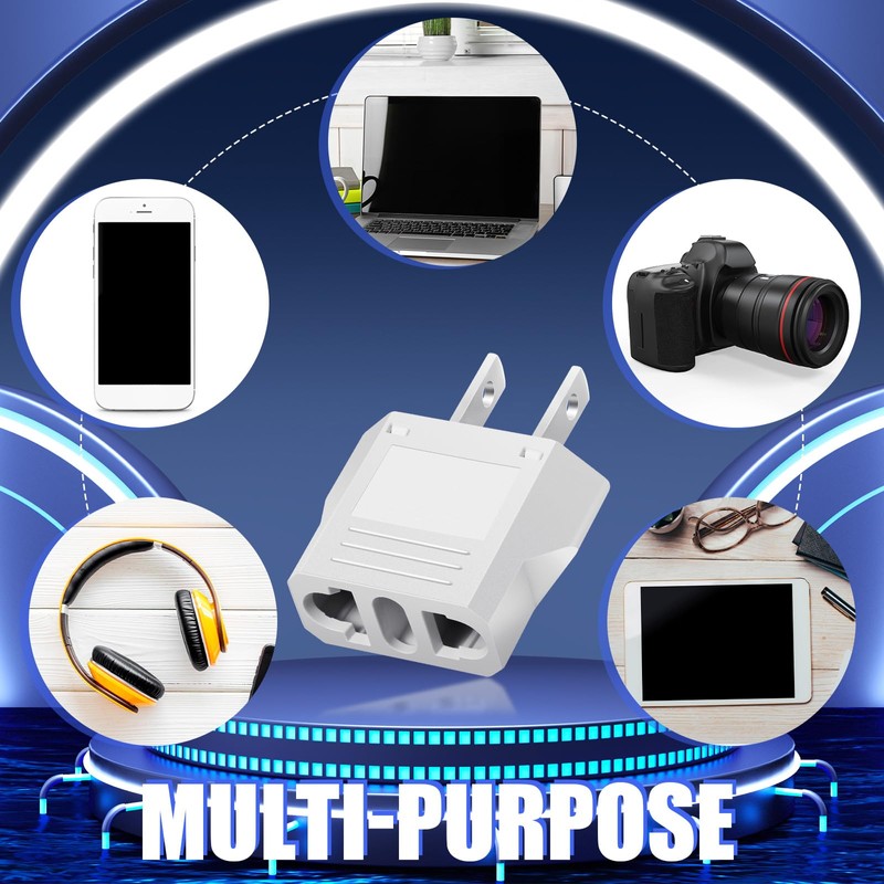 EBOOT 20 Pack EBOOT Europe to USA Plug Adapter American