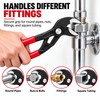 Quick-Adjust Tongue & Groove Pliers for Plumbing – V-Jaw Water