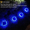 Lacasa Blue Solar Deck Lights 4 Pack, Dusk to Dawn