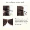 Meiverah Frontal Hairpiece for Men Light Brown Hair Extension Hairline