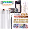 Nail Art Kit Professional Brush Decoration Thread Stamping Sticker Nail
