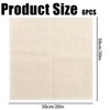 6 Straining Cloths, Cheesecloth, 50 x 50 cm, Purpose Cheese