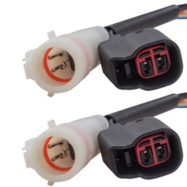 Set Tow Mirror Upgrade Adapters Harness Connectors w/Power Heat Replacement for 99-07 F250 Super Duty Pickup Truck 1C3Z 14A411 AA