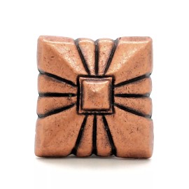 Stecksstore Santa Fe Square Concho Antique Copper 1" 7452-10