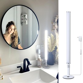 LED Vanity Lights for Mirror, Ultra bright/RA90/6000k/Dimmable LED Makeup Lights, Height Adjustable 12V Fill Light for Mirror, for Make up, Selfie, Photography, Video Recording Conference Lighting