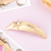 HINZIC 3.3inch Star Hair Barrette, Gold Moon Hair Clip, Metal