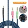 Nylon Braided UNP PC Cable for Sennheise GSP350 GSP500 GSP670