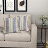 Aytipun Blue Yellow Pillow Covers 20x20 Set of 2 Gray