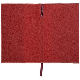 Faux Leather R Book Cover 新書 , red