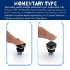 FILN 5PCS 19mm Momentary Push Button Switch, Small Reset Spst