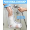 1 Pack Waterproof Lower Leg Cast Cover for Shower and