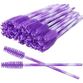 Paquete de 300 cepillos desechables para pestañas postizas para extensiones de pestañas aplicadoras, Deep Purple-300pcs