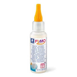STAEDTLER 34449000 Fimo Liquid Deco Gel, Asciuga in Forno, Cartoncino Blis, 50 Ml, Colore Transparent, 50 Ml, 34449000