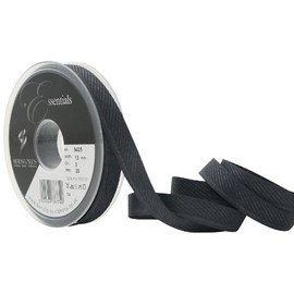 Berisfords 13 mm Kick Tape, Dark Grey 9425-DGR-13