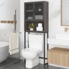 Launica Over The Toilet Storage Cabinet, Industrial Bathroom Organizer Above
