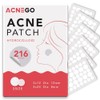 AcneGo - 216 Recuentos De Parches De Espinillas Para La
