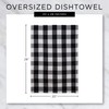 DII Assorted Woven Dishtowel Collection Classic Oversized, 20x28, Stone, 5