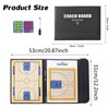 RoseFlower Basketball Coaching Board, Magnetic Tactics Strategy Board, Coaches Clipboard