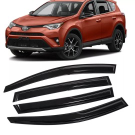 Geartronics For 2013-2018 Toyota RAV4 Window Visor Vent Shade/Sun Wind/Rain Deflector