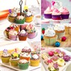 600 Pieces Cupcake Liners, Mini Muffin Liners Colorful Paper Baking