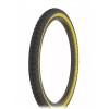 Duro 20" x 1.75 Bicycle Black/Gum Wall Tire Set, Tubes,