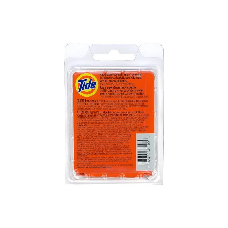 Tide Tide Travel Sink Packets Size 3ct