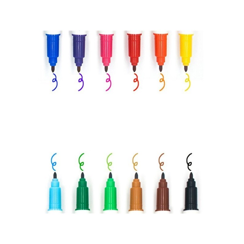 Line Plus One Name Pen 12-Color Set MB / 라인프러스