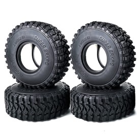 RC 2.9 Tires Rock Terrain Wheel Tires for 1/6 RC Rock Crawler Car Axial SCX6 JLU AXI05000 Upgrade Parts, 4PCS