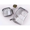 4 Size Travel Toiletry Bag Pouch, Matte Clear Travel Organizer