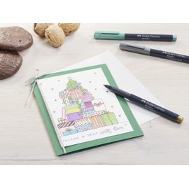 Faber-Castell Creative Studio Metallics Marker, Heart Of Gold / Nothing Else Metals, , For Art, Craft, Drawing, Sketching, Home, School, University, Colouring