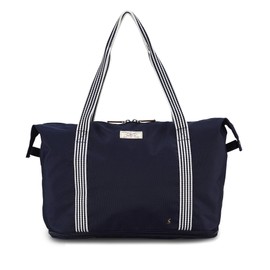 Joules Coast Collection, Unisex, Softside Foldable Packaway Duffle for Travel Or Overnight, Portable, Carry On, One Size, French Navy