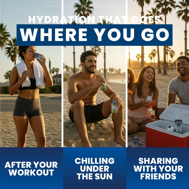 De Mi País Coconut Water with Pulp – Natural Coconut