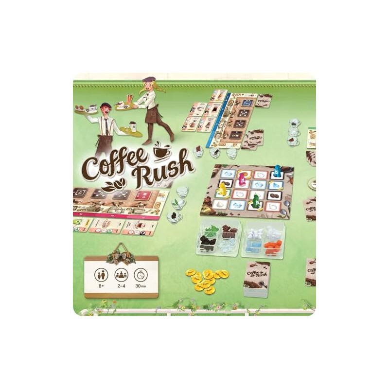MAR LÚDICO Juego de Mesa en Español - Coffee Rush