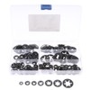 Fudeshe 260pcs 7 size Internal Tooth Star Lock Washers,Push Nuts