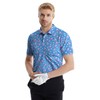 AYUNIX Golf Shirts for Men Funny Flying Polo Shirts Performance