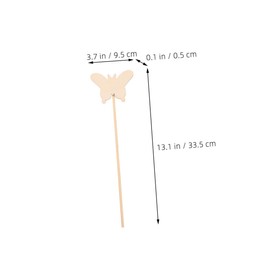 jojofuny 15Pcs Unfinished DIY Fairy Wands for Painting Craft Projects Lightweight Smooth Fairy Sticks for Activities Parties Creative