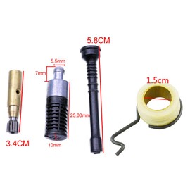 FLYPIG Oil Pump Worm Gear Oil Filter Oil Line for Ms250 Ms230 Ms210 025 023 021 Chainsaw Replaces 1123 640 3800 1123 647 9400 1123 640 7101 1123 640 3201