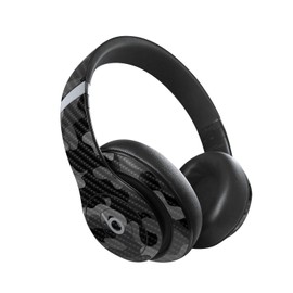MightySkins Carbon Fiber Skin Compatible with Beats Studio Pro - Black Camo | Protective, Durable Textured Carbon Fiber Finish | Easy to Apply