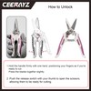 CEERAYZ 185mm Scissors All Purpose Heavy Duty, Garden Shears, Scissors