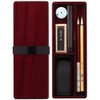 Akashiya AR-10SR Calligraphy Set, For Adults, Echizen Lacquer, Rose, Small