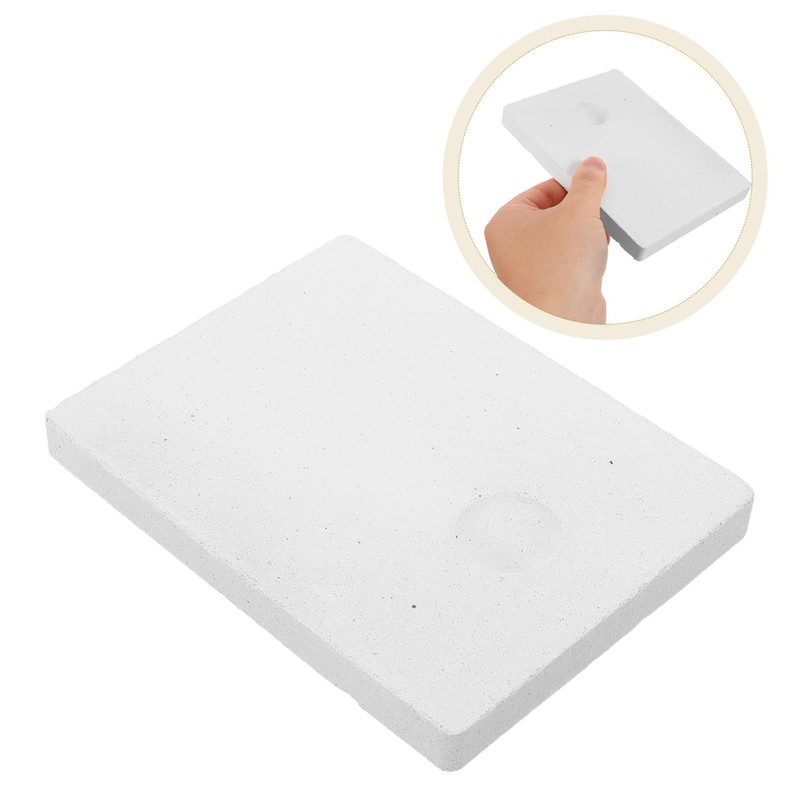 Tofficu High Temperature Resistant Soldering Block for Jewelry Making Durable