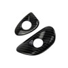 Fewshaw Carbon Fiber Style Interior Door Handle Button Trims Cover