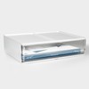 Harhana Printer Paper Holder Desk Organizer with Drawer, Stackable Desktop