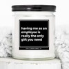 YouNique Designs Funny Boss Candle 9oz Boss Candles for Boss