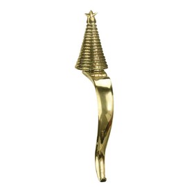 Jefferson Brass Cone Tree Stocking Holder