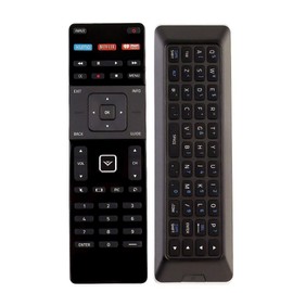 New XRT500 QWERTY Keyboard Remote Control with Backlight fits for VIZIO Smart TV M65-C1 M65C1 M60C3 M70-C3 M70C3 M75-C1 P502UI-B1 P502UIB1 P502UI-B1E P502UIB1E P552UI-B2 P552UIB2 P652UI-B2 M55-