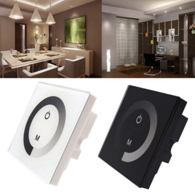 Dimmer Switch, Single-Colour Switch, Dimmer Touch Panel, Reusable Plastic Material