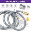 GasSaf 10FT 3/8" ID Natural Gas Hose, Natural Gas Grill