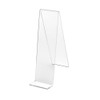 Deflecto 771401 50 x 140mm Book/Display Stand, Transparent